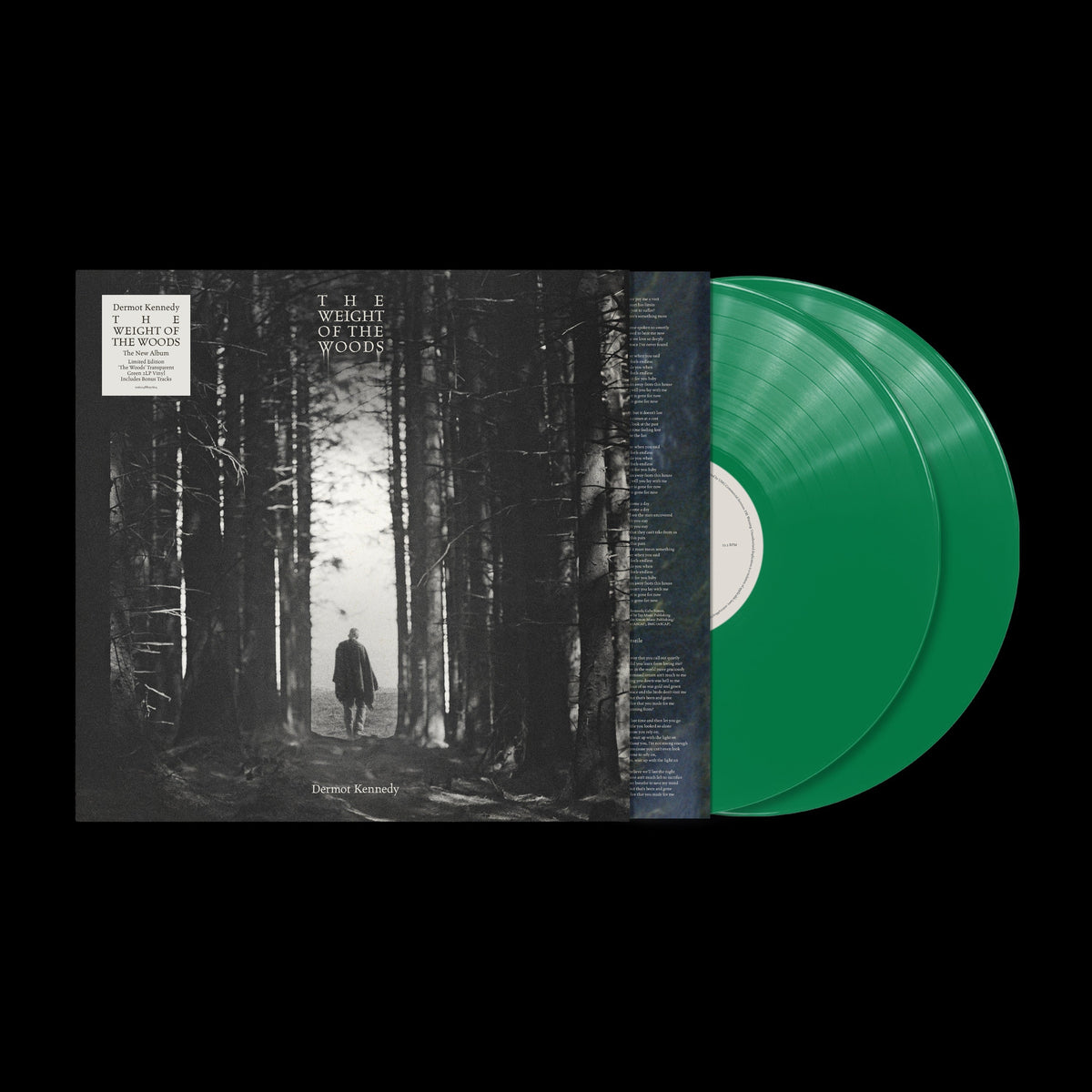 Dermot Kennedy - The Weight Of The Woods [IEX Transparent Green 2 Lp] [Alternate Cover] | Mint (M) Mint (M)-Music History