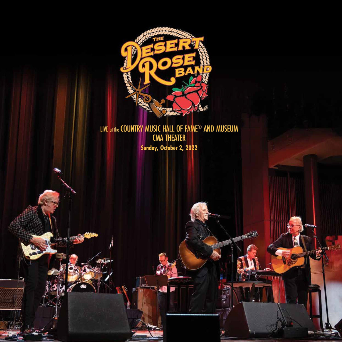 Desert Rose Band - Live At The Country Music Hall Of Fame And Museum 10-2-22 (BLUE 2xVINYL) | Mint (M) Mint (M)-Music History