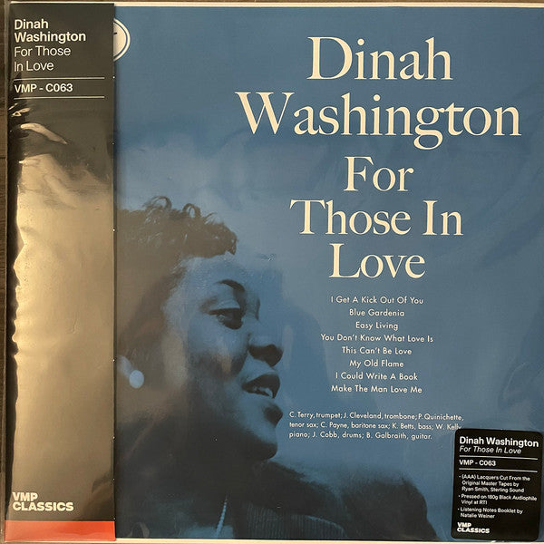 Dinah Washington - For Those In Love (VINYL / VMP) | Mint (M) Mint (M)-Music History