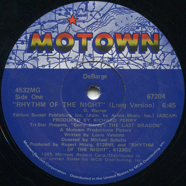 DeBarge - Rhythm Of The Night (12" VINYL) | Near Mint (NM) Excellent (EX)-Music History