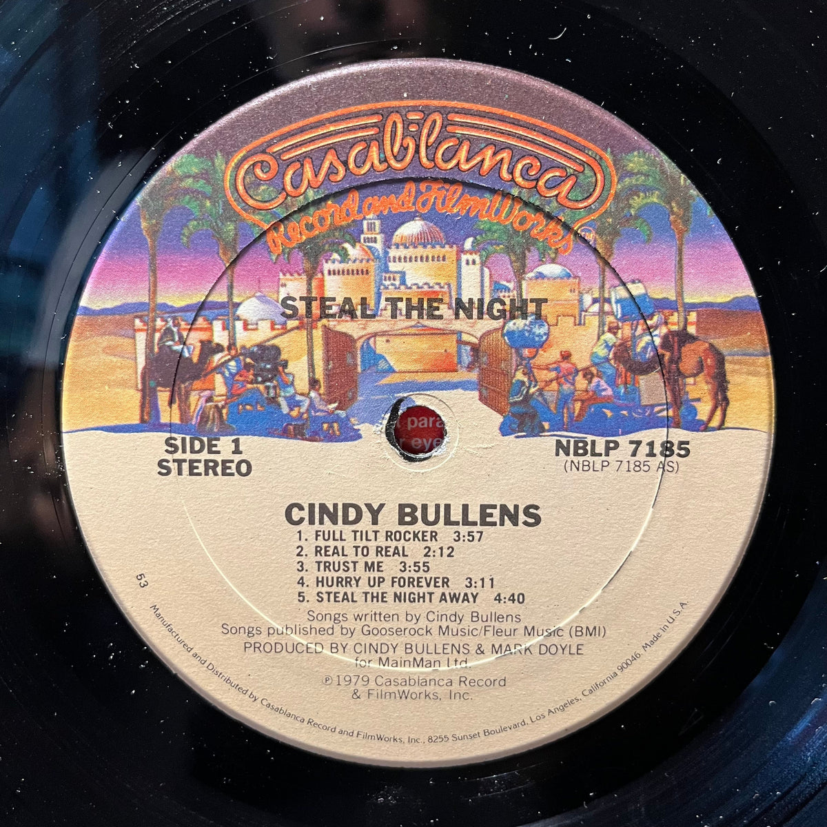 Cindy Bullens - Steal The Night | Near Mint (NM) Near Mint (NM)-Music History