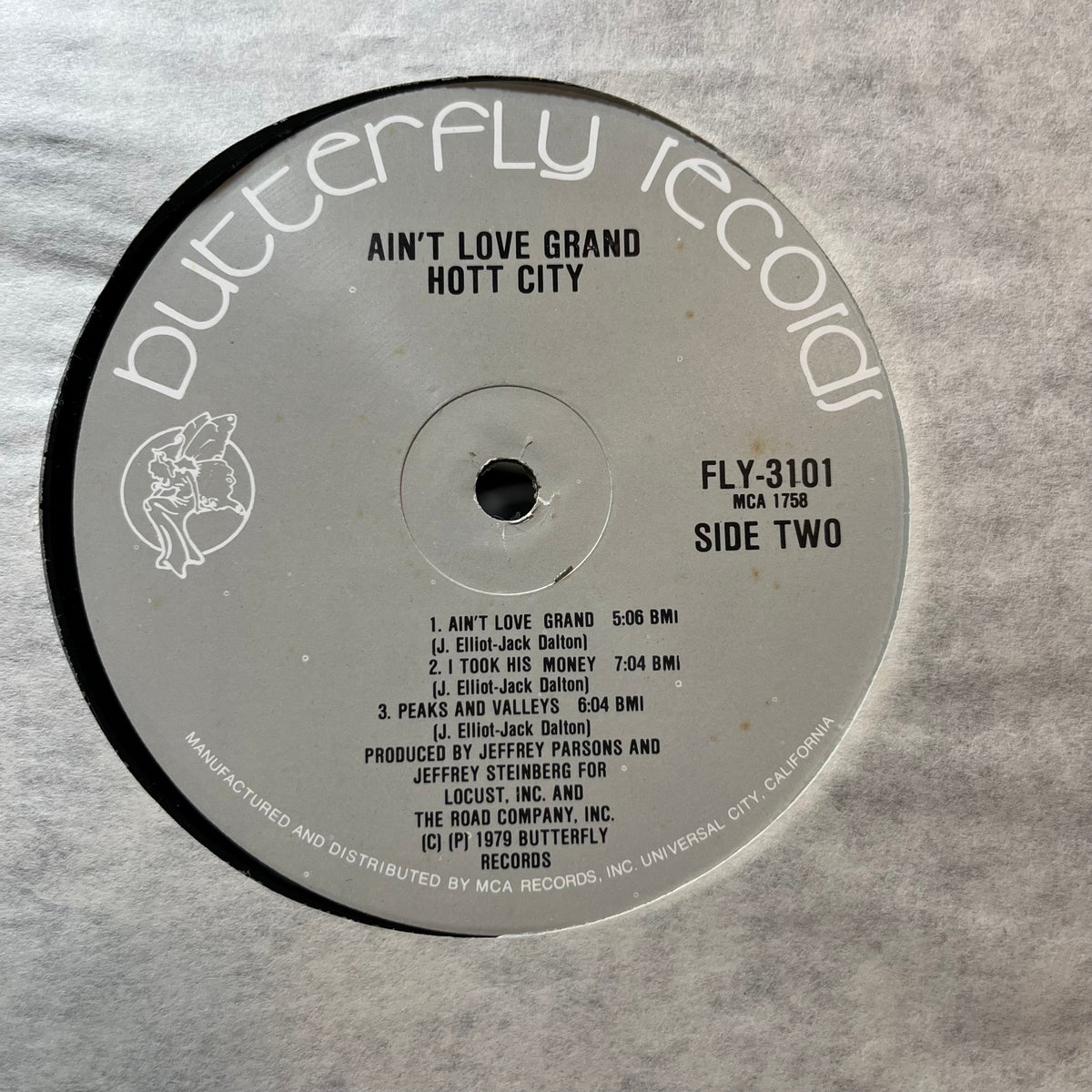 Hott City - Ain't Love Grand (VINYL LP BUTTERFLY FLY-3101 1979) | USED Near Mint (NM or M-) Very Good Plus (VG+)-Music History