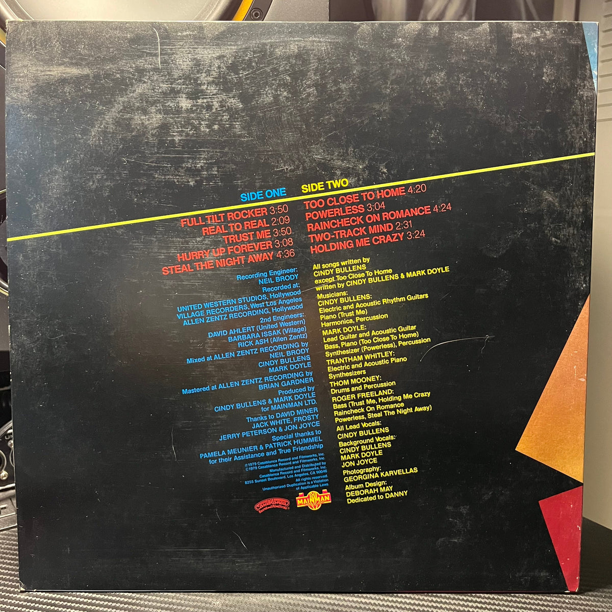 Cindy Bullens - Steal The Night | Near Mint (NM) Near Mint (NM)-Music History
