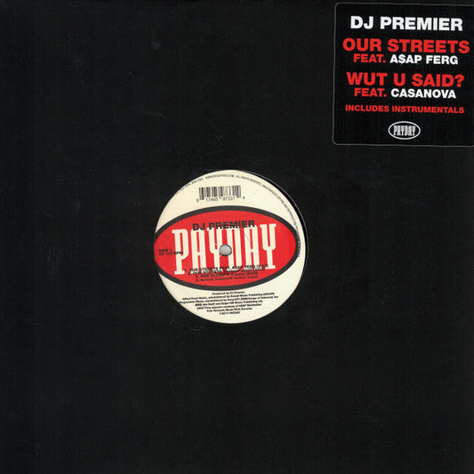 DJ Premier - Our Streets / WUT U SAID? | Mint (M) Mint (M)-Music History