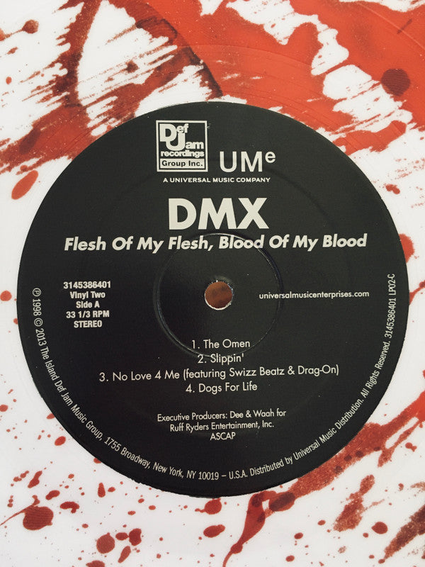 DMX Flesh Of My Flesh Blood Of My Blood Ruff Ryders, Def Jam Recordings 2xLP, Album, RE, S/Edition, Blo Mint (M) Mint (M)-Music History
