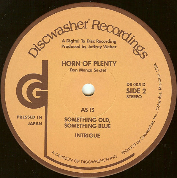 Don Menza With Chuck Findley, Bill Reichenbach (2) - Horn Of Plenty | Near Mint (NM) Near Mint (NM)-Music History