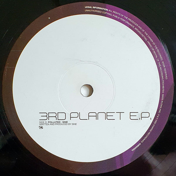 3rd Planet E.P. | Mint (M) Generic-Music History