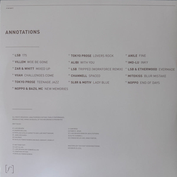 Annotations (3xVINYL) | Mint (M) Mint (M)-Music History