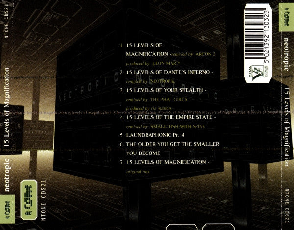 Neotropic - 15 Levels Of Magnification (CD) | Near Mint (NM) Near Mint (NM)-Music History