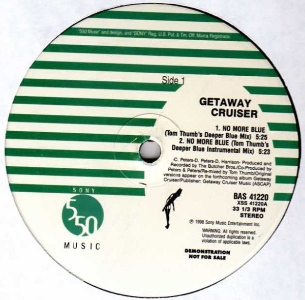 Getaway Cruiser - No More Blue | Near Mint (NM) Very Good Plus (VG+)-Music History