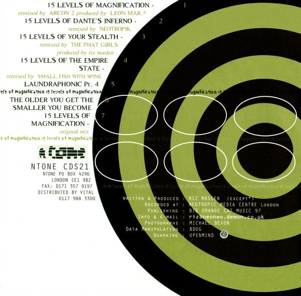Neotropic - 15 Levels Of Magnification (CD) | Near Mint (NM) Near Mint (NM)-Music History