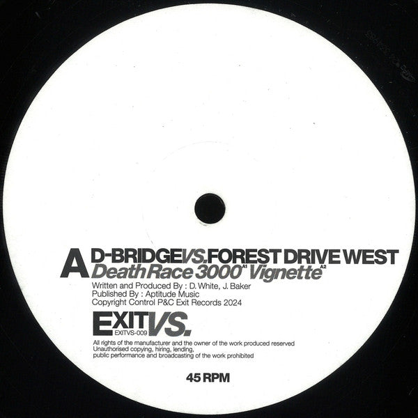 D-Bridge - EXITVS009 (VINYL) | Mint (M) Generic-Music History