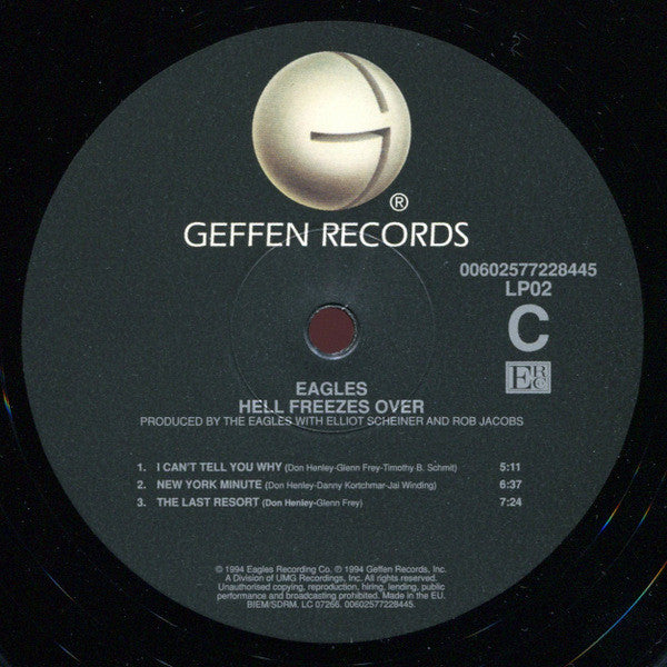 Eagles - Hell Freezes Over | Mint (M) Mint (M)-Music History