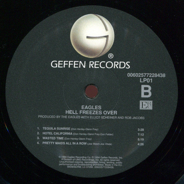 Eagles - Hell Freezes Over | Mint (M) Mint (M)-Music History