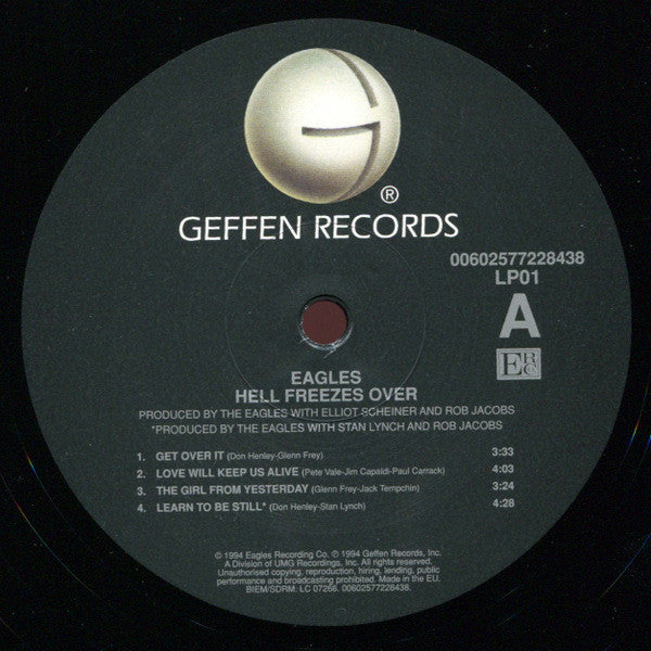 Eagles - Hell Freezes Over | Mint (M) Mint (M)-Music History