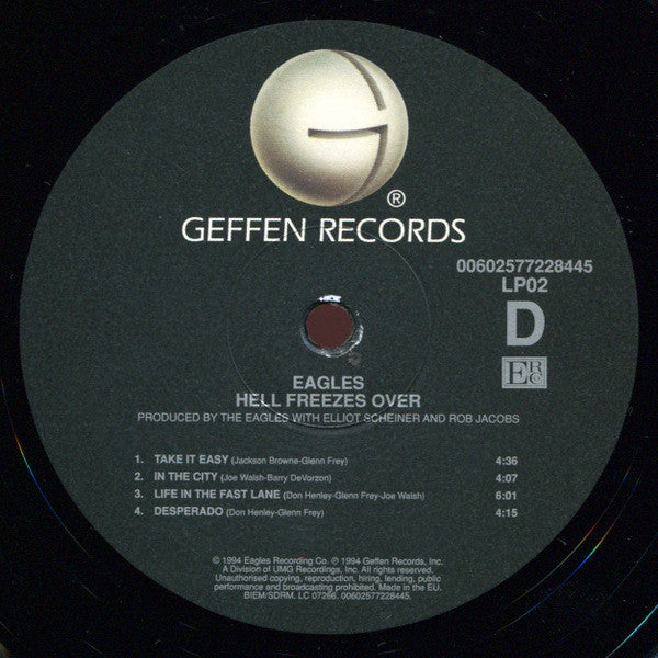 Eagles - Hell Freezes Over | Mint (M) Mint (M)-Music History