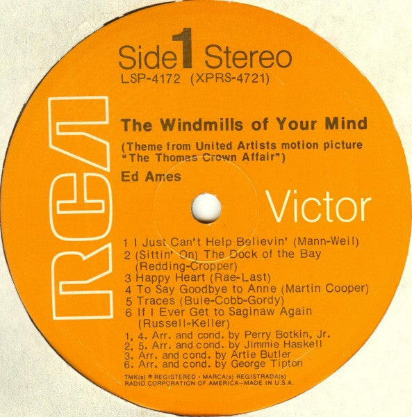 The Windmills Of Your Mind | Mint (M) Near Mint (NM)-Music History