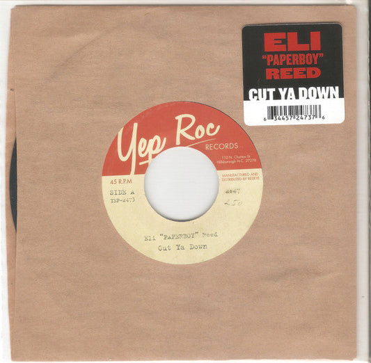 Eli "Paperboy" Reed - Cut Ya Down | Mint (M) Mint (M)-Music History
