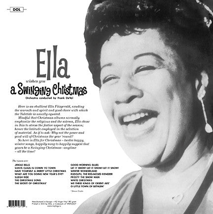 Ella Fitzgerald - Ella Wishes You A Swinging Christmas (WHITE VINYL) | Mint (M) Mint (M)-Music History