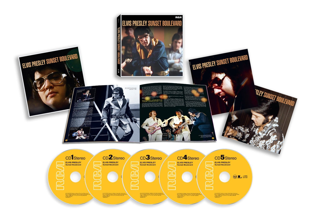 Elvis Presley - Sunset Boulevard (5CD Box Set) | Mint (M) Mint (M)-Music History