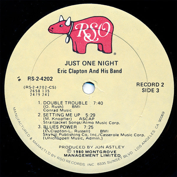 Eric Clapton - Just One Night | Near Mint (NM) Near Mint (NM)-Music History