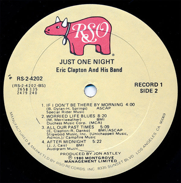 Eric Clapton - Just One Night | Near Mint (NM) Near Mint (NM)-Music History
