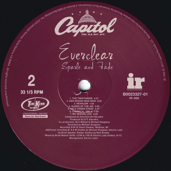 Everclear - Sparkle And Fade (VINYL LP) | NEW Mint (M) Mint (M)-Music History