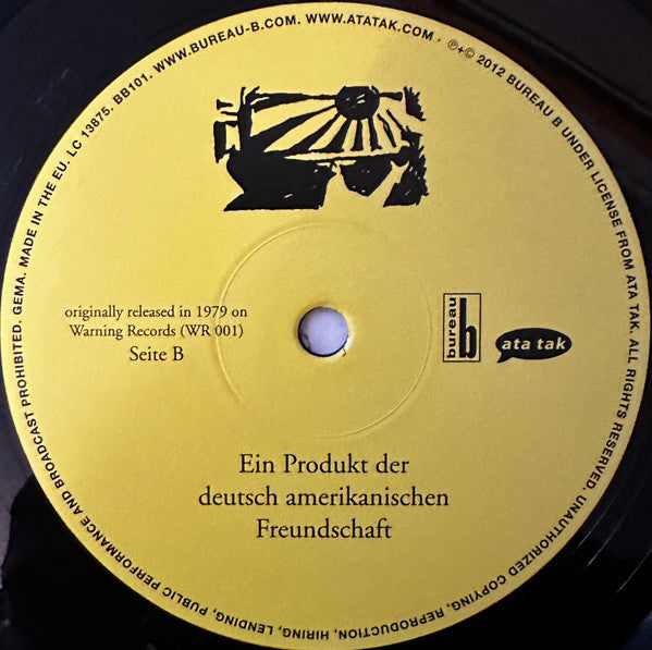 Deutsch Amerikanische Freundschaft - Produkt Der Deutsch-Amerikanischen Freundschaft (VINYL LP) | Mint (M) Mint (M)-Music History