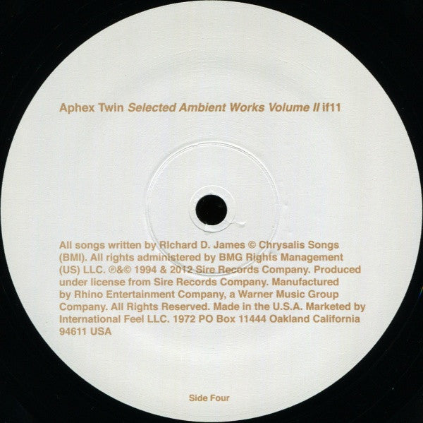 Aphex Twin - Selected Ambient Works Volume II (VINYL 3LP) | Near Mint (NM or M-) Near Mint- (NM-)-Music History