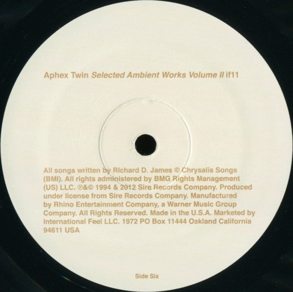 Aphex Twin - Selected Ambient Works Volume II (VINYL 3LP) | Near Mint (NM or M-) Near Mint- (NM-)-Music History