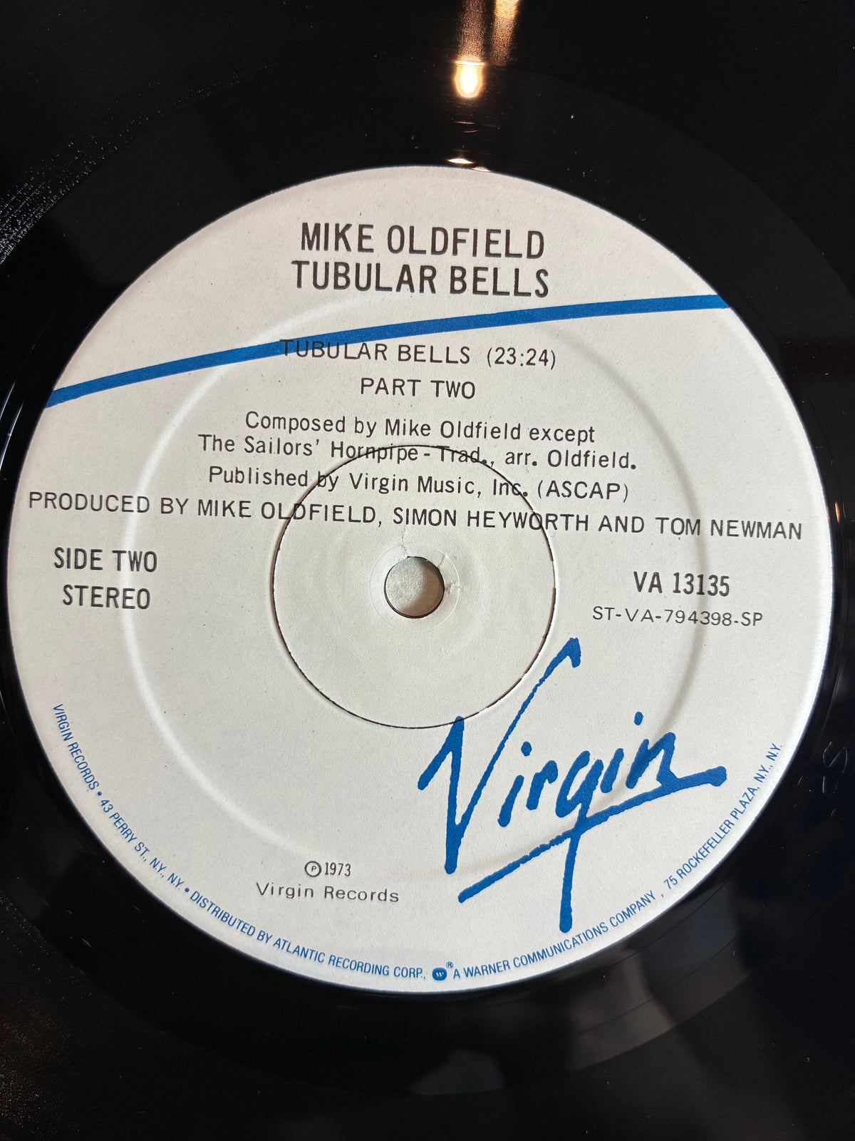 Mike Oldfield - Tubular Bells (VINYL Virgin ‎– VA 13135) | USED Near Mint (NM or M-) Near Mint (NM)-Music History