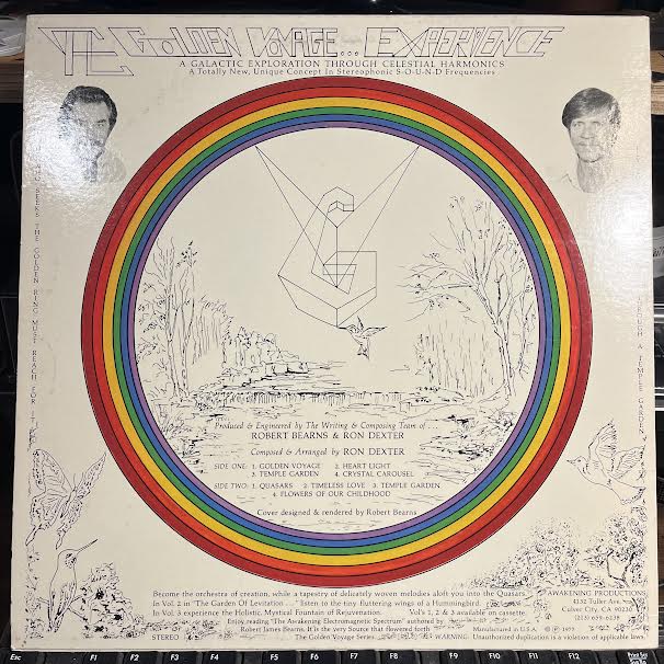 Bearns & Dexter - The Golden Voyage Vol. One (VINYL) | Near Mint (NM) Near Mint (NM)-Music History