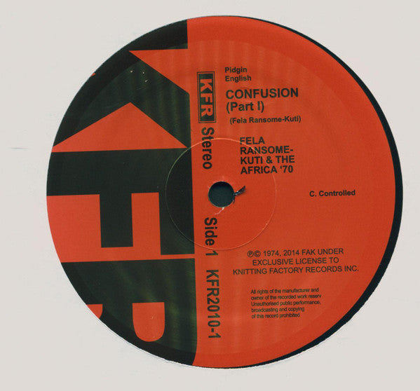 Fela Kuti & Africa 70 - Confusion | Mint (M) Mint (M)-Music History