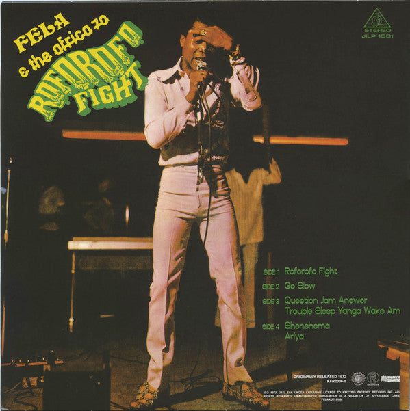 Fela Kuti & Africa 70 - Music Of Fela - Roforofo Fight | Mint (M) Mint (M)--Music History