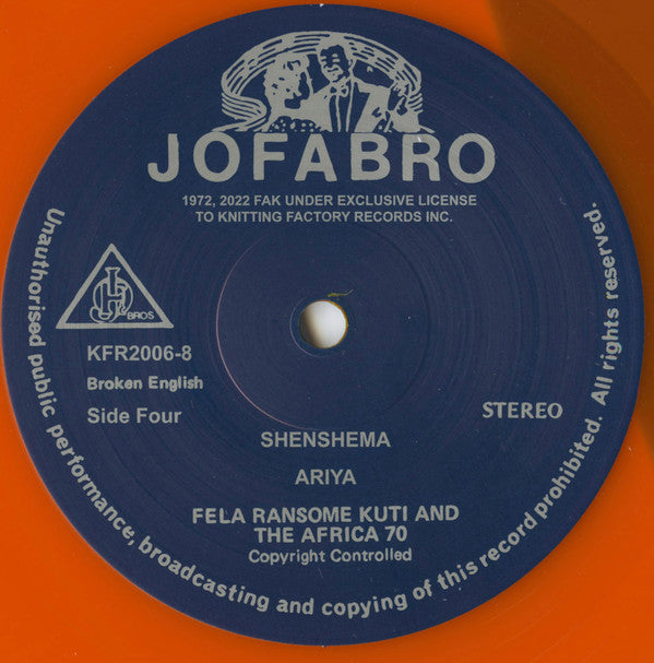 Fela Kuti & Africa 70 - Music Of Fela - Roforofo Fight | Mint (M) Mint (M)--Music History