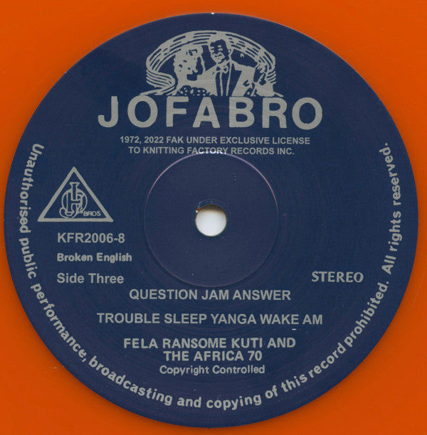 Fela Kuti & Africa 70 - Music Of Fela - Roforofo Fight | Mint (M) Mint (M)--Music History