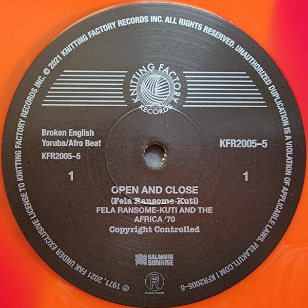 Fela Kuti And Africa 70 - Open & Close | Mint (M) Mint (M)--Music History