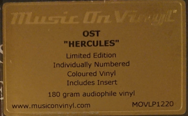 Fernando Velázquez - Hercules (Original Motion Picture Soundtrack) | Mint (M) Mint (M)-Music History