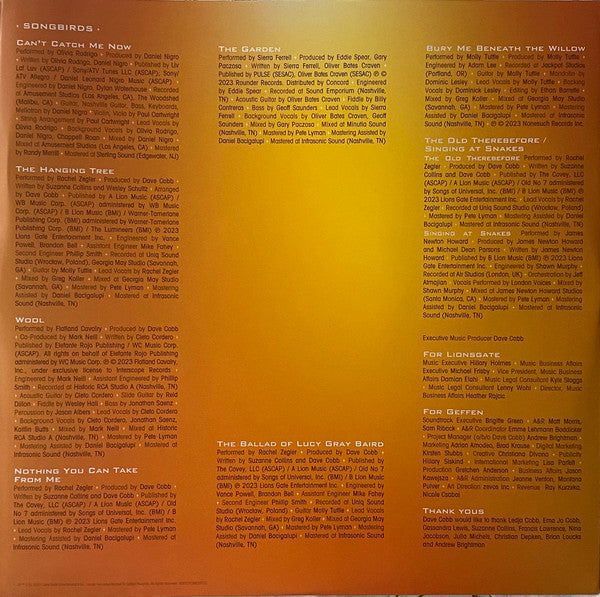 Various - Music From & Inspired By The Hunger Games The Ballad Of Songbirds And Snakes | Mint (M) Mint (M)-Music History