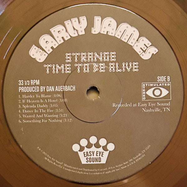 Early James - Strange Time To Be Alive (COLOR VINYL) | Mint (M) Mint (M)-Music History
