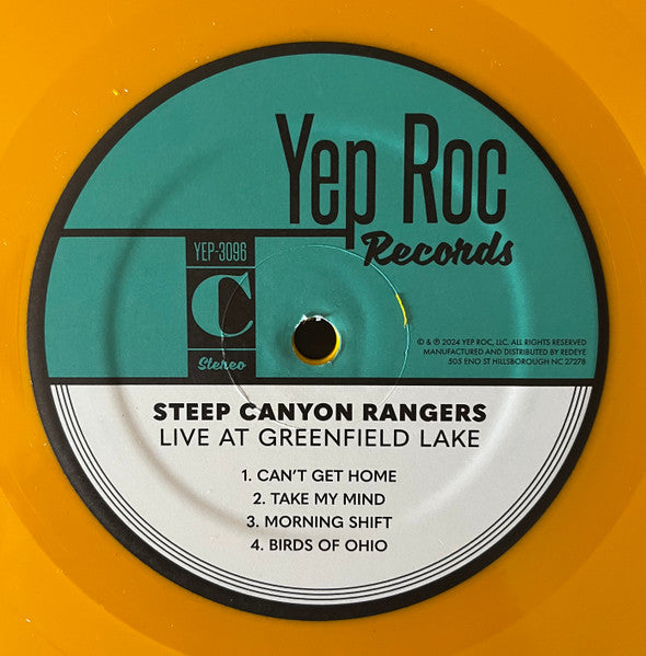 Steep Canyon Rangers - Live At Greenfield Lake (PURPLE + YELLOW VINYL) | Mint (M) Mint (M)-Music History