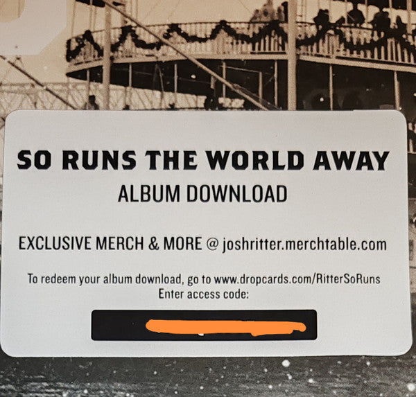 Josh Ritter - (PRESALE 12/15/23) So Runs the World Away (DDL METALLIC SILVER VINYL) | Mint (M) Mint (M)-Music History