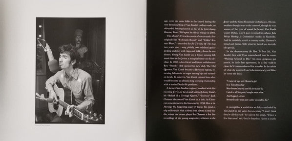 Townes Van Zandt - For The Sake Of The Song (VMP VINYL) | Mint (M) Mint (M)-Music History