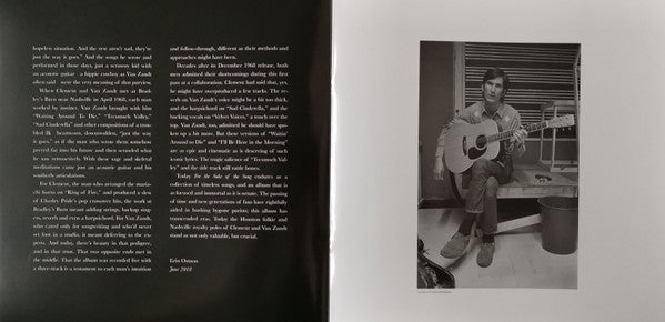 Townes Van Zandt - For The Sake Of The Song (VMP VINYL) | Mint (M) Mint (M)-Music History