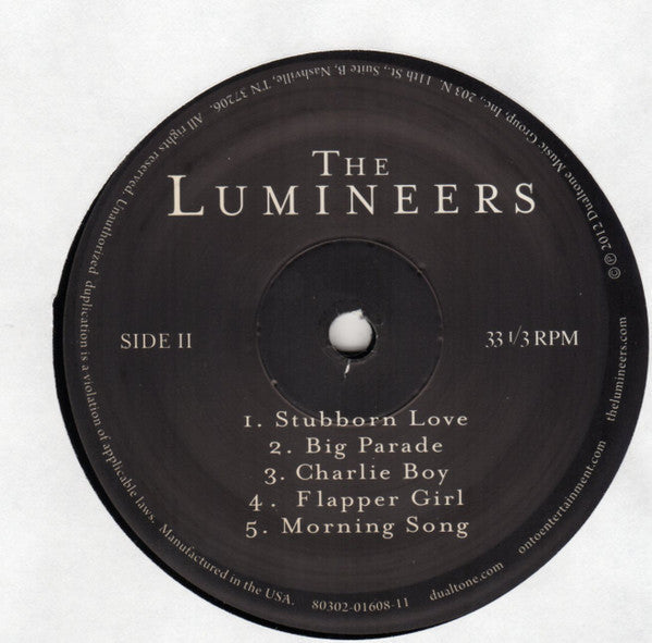 The Lumineers - The Lumineers | Mint (M) Mint (M)-Music History