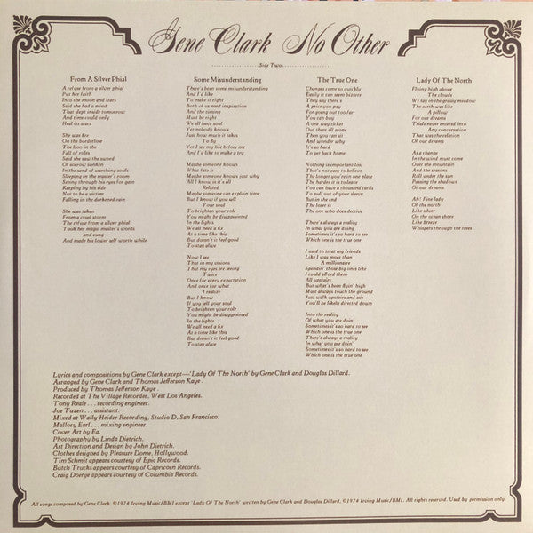 Gene Clark - No Other | Mint (M) Mint (M)-Music History