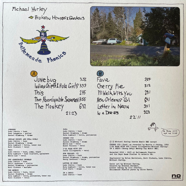 Michael Hurley - Broken Homes And Gardens (VINYL) | Mint (M) Mint (M)-Music History