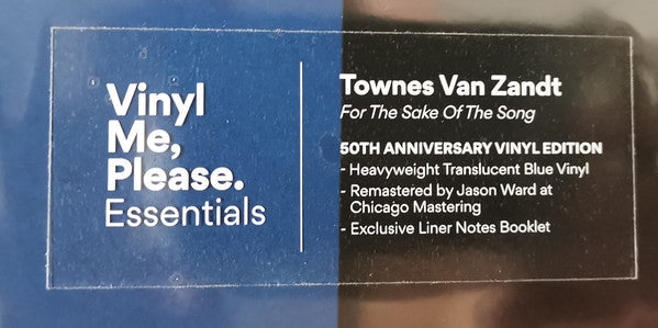Townes Van Zandt - For The Sake Of The Song (VMP VINYL) | Mint (M) Mint (M)-Music History