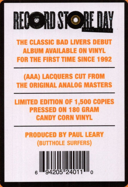 Bad Livers - Delusions Of Banjer (2025 RSD COLOR VINYL) | Mint (M) Mint (M)-Music History