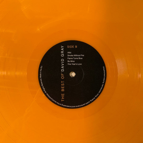 David Gray - The Best Of David Gray (BEST BUY EXCLUSIVE | ORANGE VINYL) | Mint (M) Mint (M)-Music History